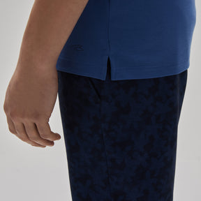 Polo manches courtes honeycomb pour homme par Robert Barakett | Georgia RB11016 Bijoux Bleu |  Machemise.ca, vêtements mode pour hommes