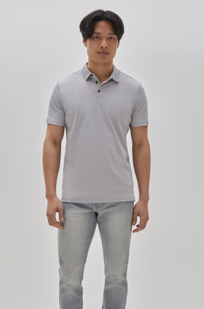 Polo manches courtes honeycomb pour homme par Robert Barakett | Georgia RB11016 Chalk |  Machemise.ca, vêtements mode pour hommes