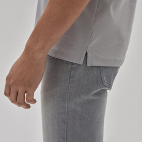 Polo manches courtes honeycomb pour homme par Robert Barakett | Georgia RB11016 Chalk |  Machemise.ca, vêtements mode pour hommes