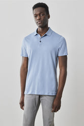 T-shirt à manches courtes pour homme par Robert Barakett | 23336 Georgia Bleu Douve | Machemise.ca, vêtements mode pour hommes