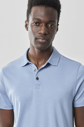 T-shirt à manches courtes pour homme par Robert Barakett | 23336 Georgia Bleu Douve | Machemise.ca, vêtements mode pour hommes