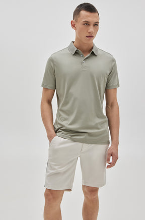 Polo manches courtes honeycomb pour homme par Robert Barakett | Georgia RB11016 Dried Sage |  Machemise.ca, vêtements mode pour hommes