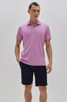 Polo manches courtes honeycomb pour homme par Robert Barakett | Georgia RB11016 Fuchsia| Machemise.ca, vêtements mode pour hommes