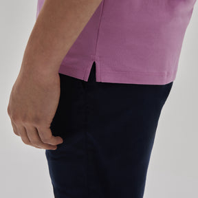 Polo manches courtes honeycomb pour homme par Robert Barakett | Georgia RB11016 Fuchsia| Machemise.ca, vêtements mode pour hommes