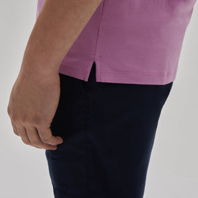 Polo col ouvert pour homme par Robert Barakett | Georgia RB11016 Fuchsia | Boutique Vvög, vêtements mode pour homme et femme