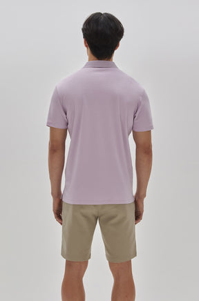 Polo manches courtes honeycomb pour homme par Robert Barakett | Georgia RB11016 Light Pink | Machemise.ca, vêtements mode pour hommes