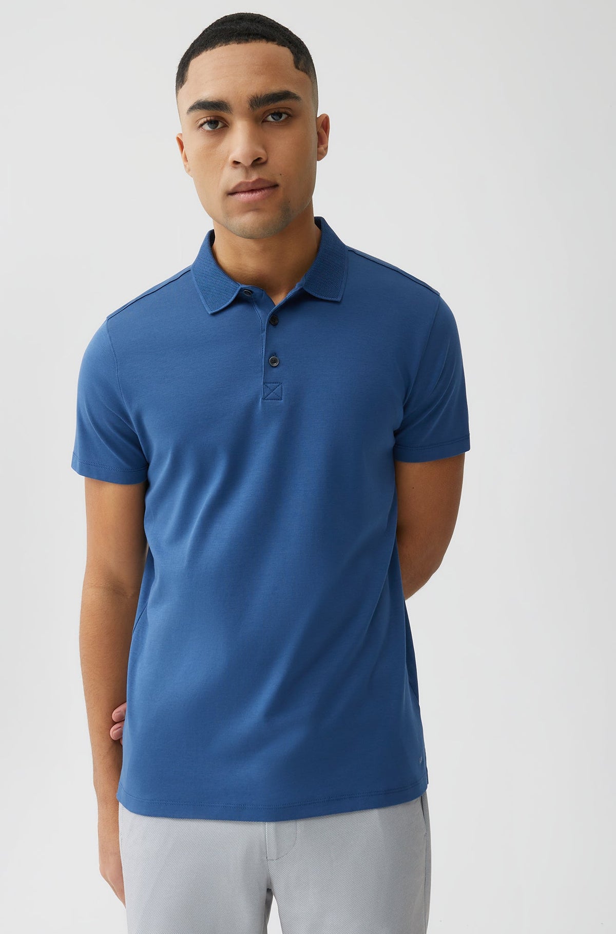 Polo col ouvert pour homme par Robert Barakett | Georgia RB11016 Poséidon | Boutique Vvög, vêtements mode pour homme et femme