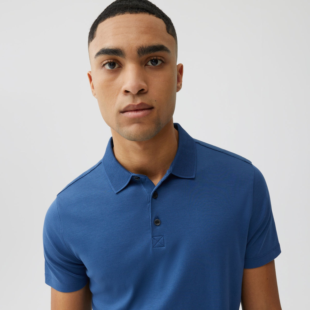 Polo col ouvert pour homme par Robert Barakett | Georgia RB11016 Poséidon | Boutique Vvög, vêtements mode pour homme et femme