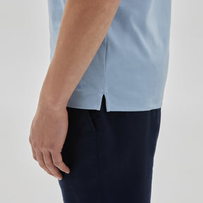 Polo manches courtes honeycomb pour homme par Robert Barakett | Georgia RB11016 Soft Chambray | Machemise.ca, vêtements mode pour hommes