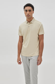 Polo manches courtes honeycomb pour homme par Robert Barakett | Georgia RB11016 Soft Yellow | Machemise.ca, vêtements mode pour hommes