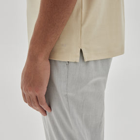 Polo manches courtes honeycomb pour homme par Robert Barakett | Georgia RB11016 Soft Yellow | Machemise.ca, vêtements mode pour hommes