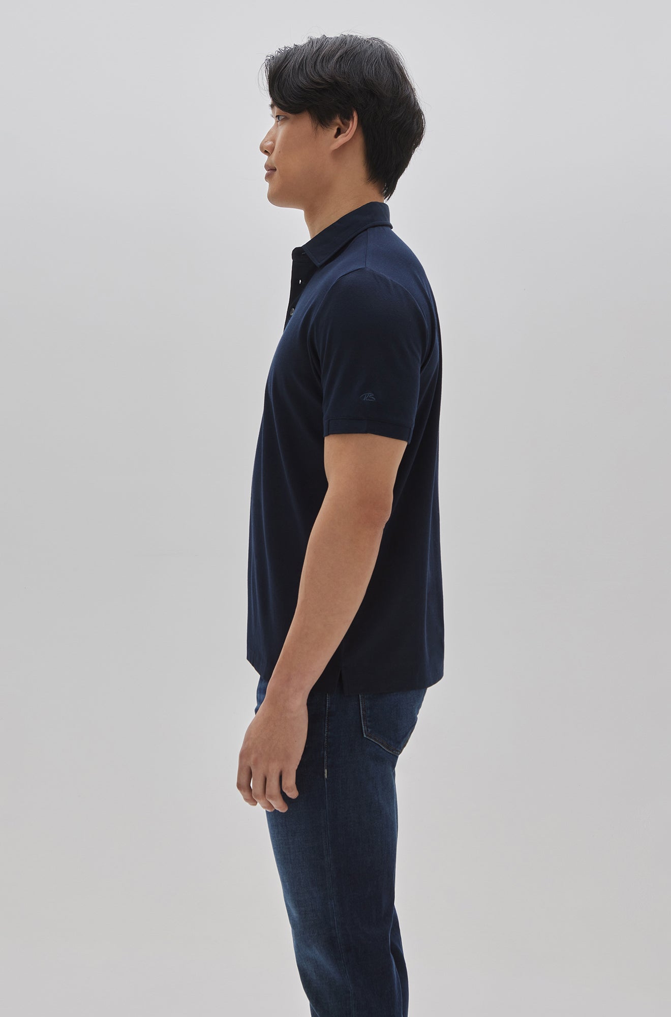 Polo pour homme par Robert Barakett | RB31088 Bleu Marine | Boutique Vvög, vêtements mode pour homme et femme