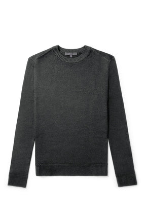 Chandail M.L. col rond pour homme par Robert Barakett | RB32345 Bertona Olive | Machemise.ca, vêtements mode pour hommes