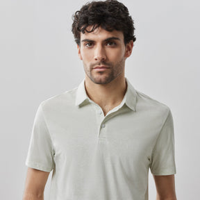 Polo à manches courtes pour homme par Robert Barakett | RB41049 Brace Vert Menthe | Machemise.ca, vêtements mode pour hommes