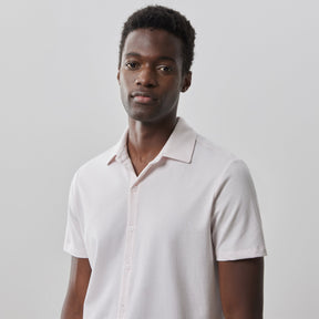 Chemise en tricot à manches courtes pour homme par Robert Barakett | RB41090 Keyes Brouillard Rose | Machemise.ca, vêtements mode pour hommes