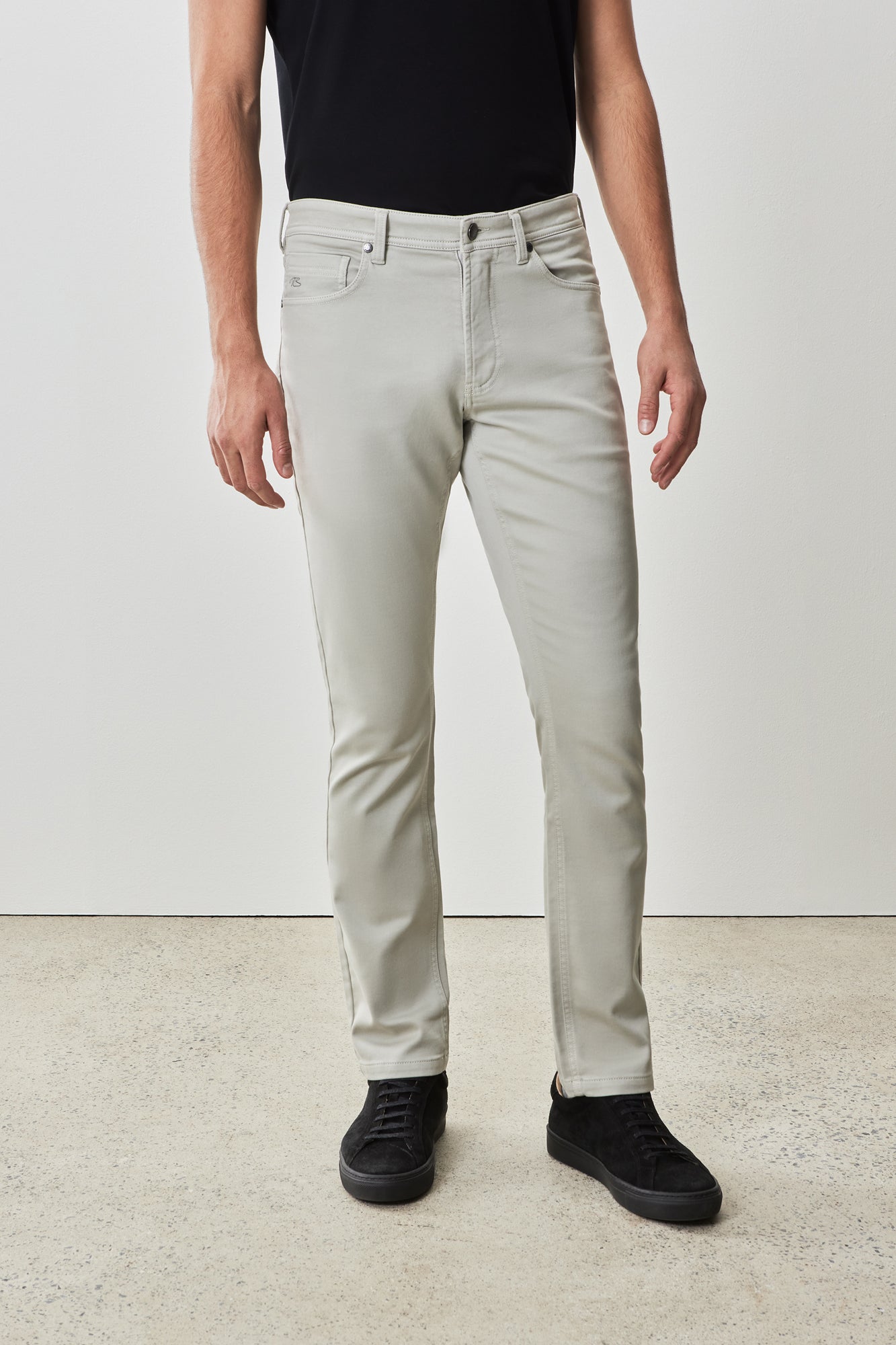 Pantalon 5 poches pour homme par Robert Barakett | RB41221 Linear Pierre | Machemise.ca, vêtements mode pour hommes