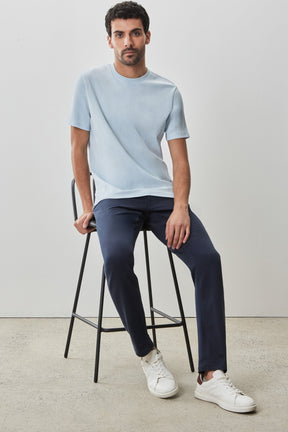 T-shirt col rond pour homme par Robert Barakett | RB51014 Portmao Bleu Clair | Machemise.ca, vêtements mode pour hommes