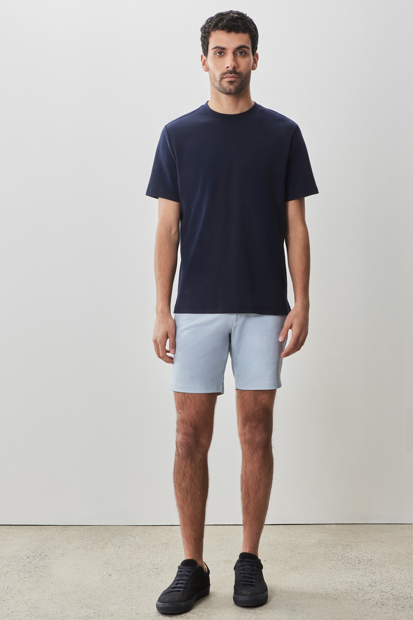 T-shirt col rond pour homme par Robert Barakett | RB51014 Portmao Bleu Marine | Machemise.ca, vêtements mode pour hommes