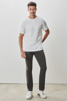 T-shirt col rond pour homme par Robert Barakett | RB51014 Portmao Blanc | Machemise.ca, vêtements mode pour hommes