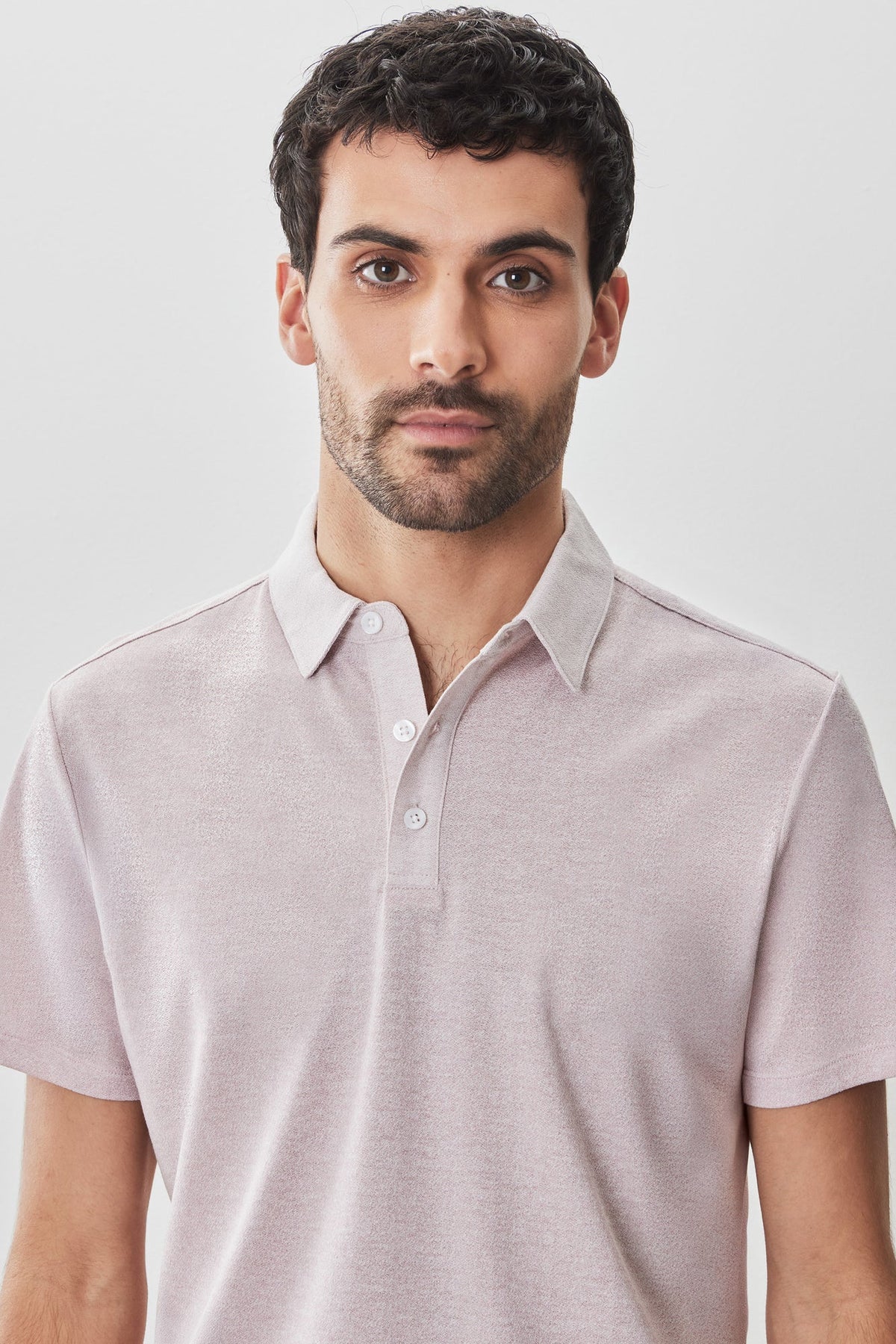 Polo pour homme par Robert Barakett | RB51107 Roscoe Rose | Machemise.ca, vêtements mode pour hommes