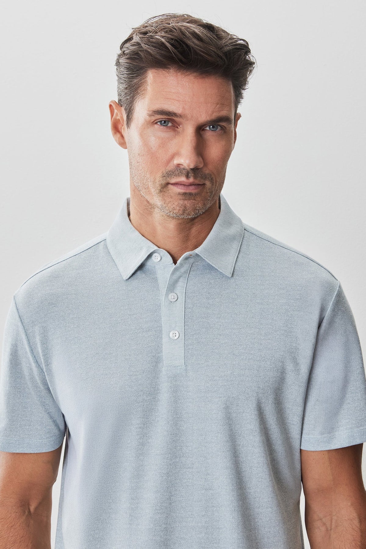 Polo pour homme par Robert Barakett | RB51107 Roscoe Thé Doux | Machemise.ca, vêtements mode pour hommes