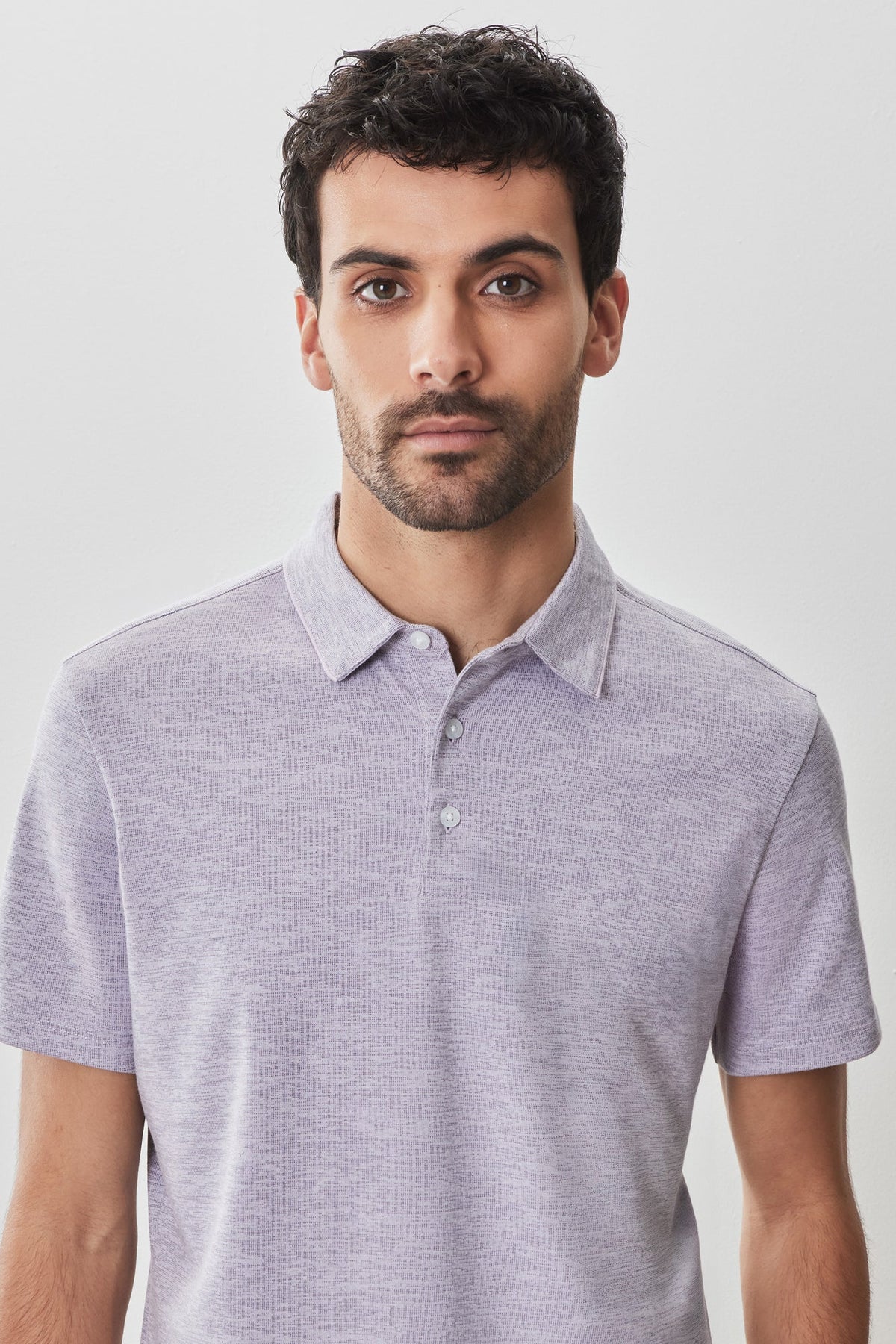 Polo pour homme par Robert Barakett | RB51110 Duke Lavande | Machemise.ca, vêtements mode pour hommes