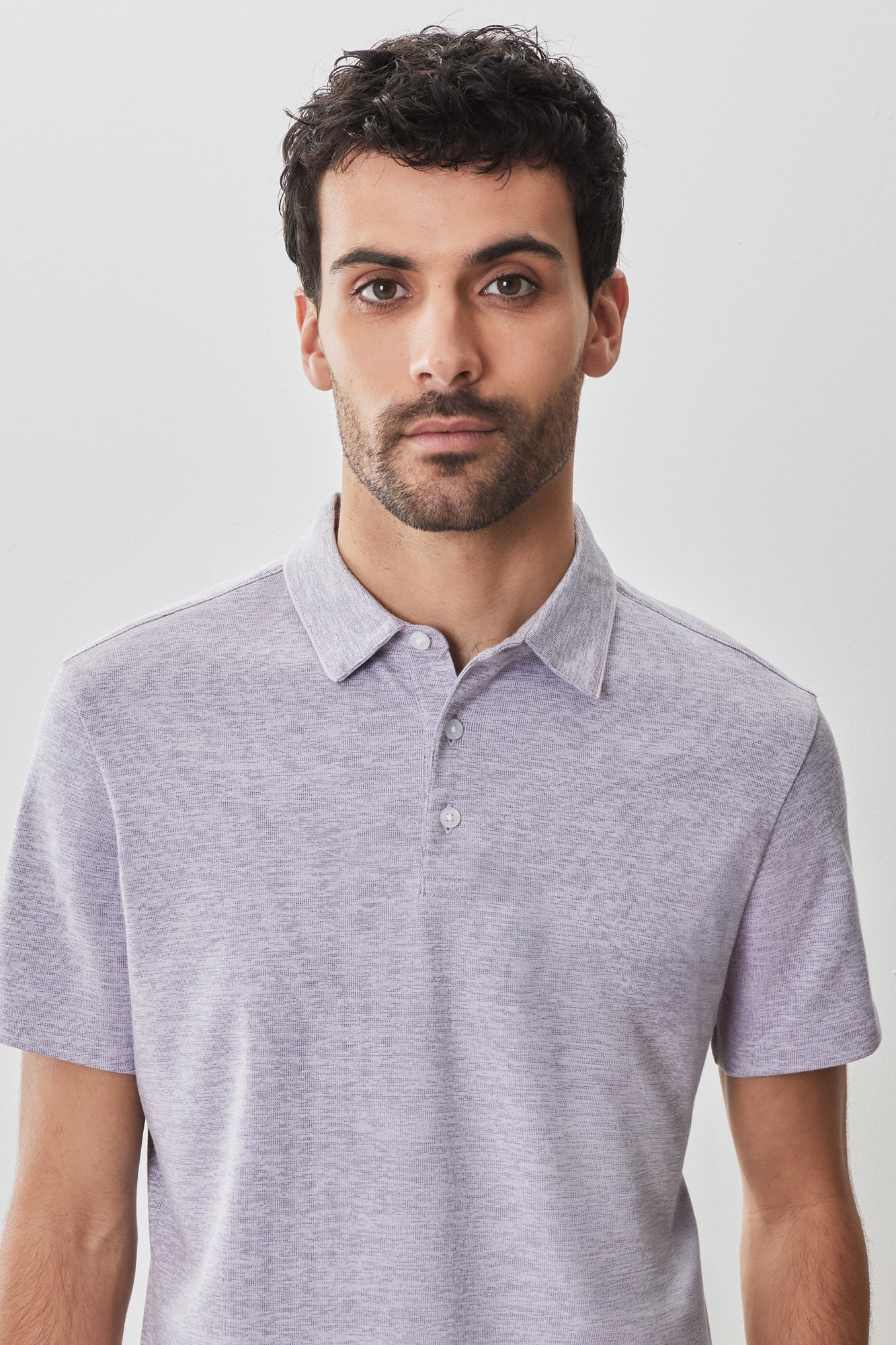 Polo pour homme par Robert Barakett | RB51110 Duke Lavande | Machemise.ca, vêtements mode pour hommes