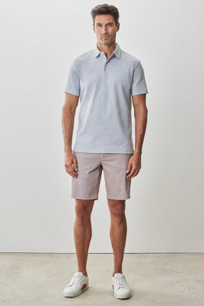 Polo pour homme par Robert Barakett | RB51110 Duke Gris Clair | Machemise.ca, vêtements mode pour hommes