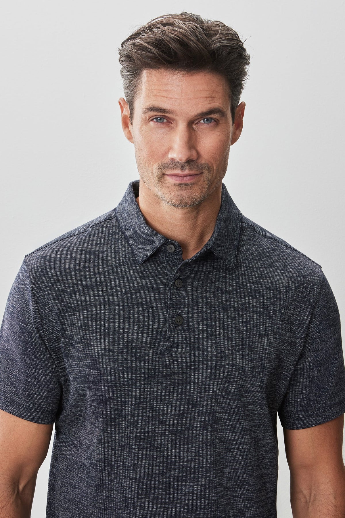 Polo pour homme par Robert Barakett | Duke RB51110 Bleu Marine | Machemise.ca, vêtements mode pour hommes