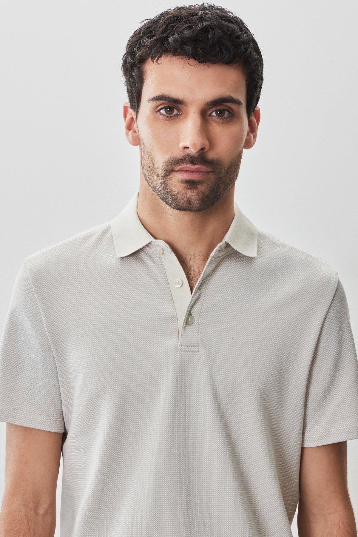Polo pour homme par Robert Barakett | Modesto RB51125 Sable | Machemise.ca, vêtements mode pour hommes