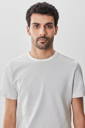 T-shirt col rond pour homme par Robert Barakett | RB51126 Fitch Gris Clair | Machemise.ca, vêtements mode pour hommes