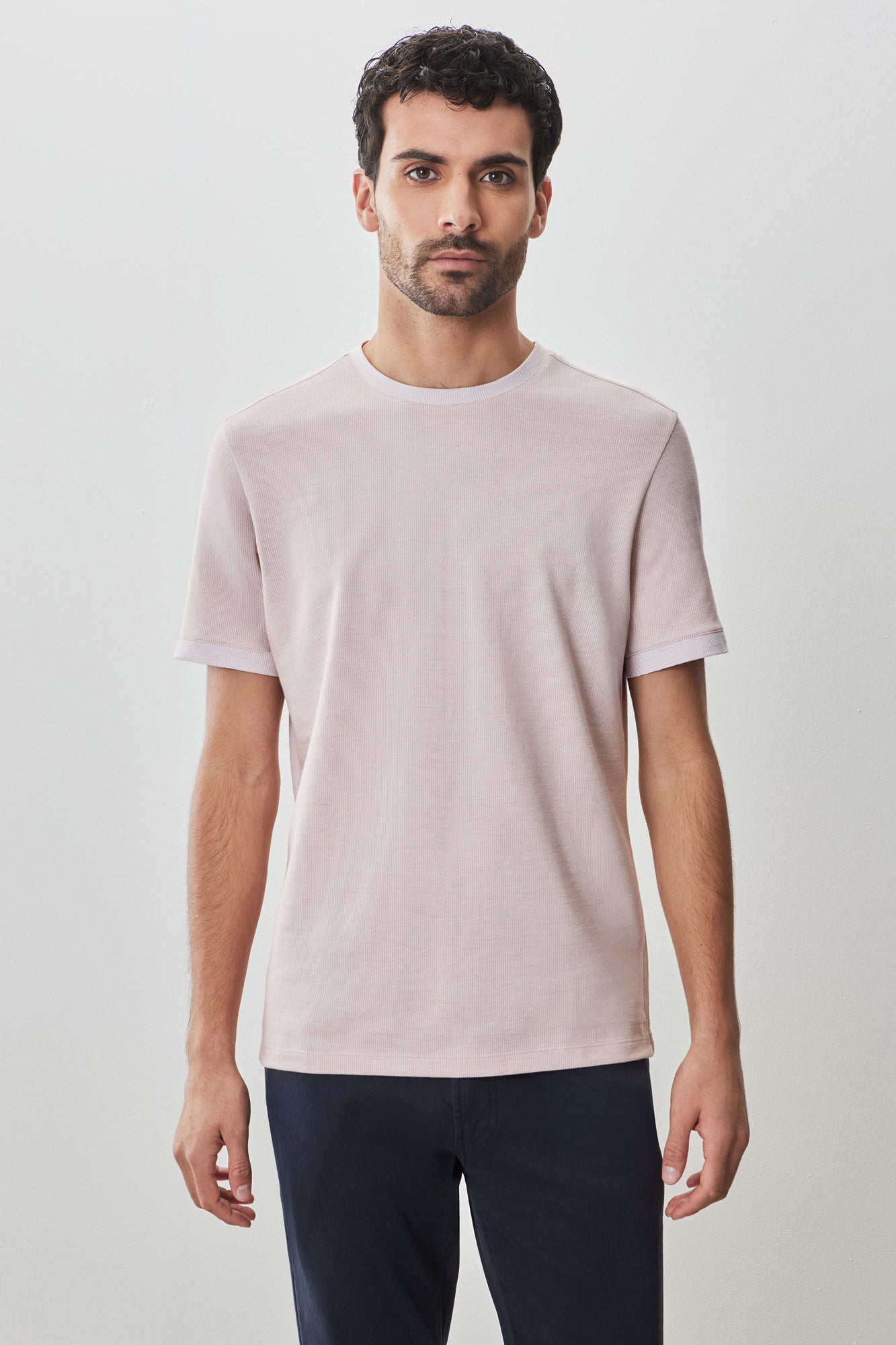T-shirt col rond pour homme par Robert Barakett | RB51129 Marsh Corail | Machemise.ca, vêtements mode pour hommes