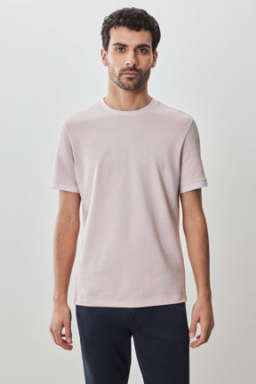T-shirt col rond pour homme par Robert Barakett | RB51129 Marsh Corail | Machemise.ca, vêtements mode pour hommes