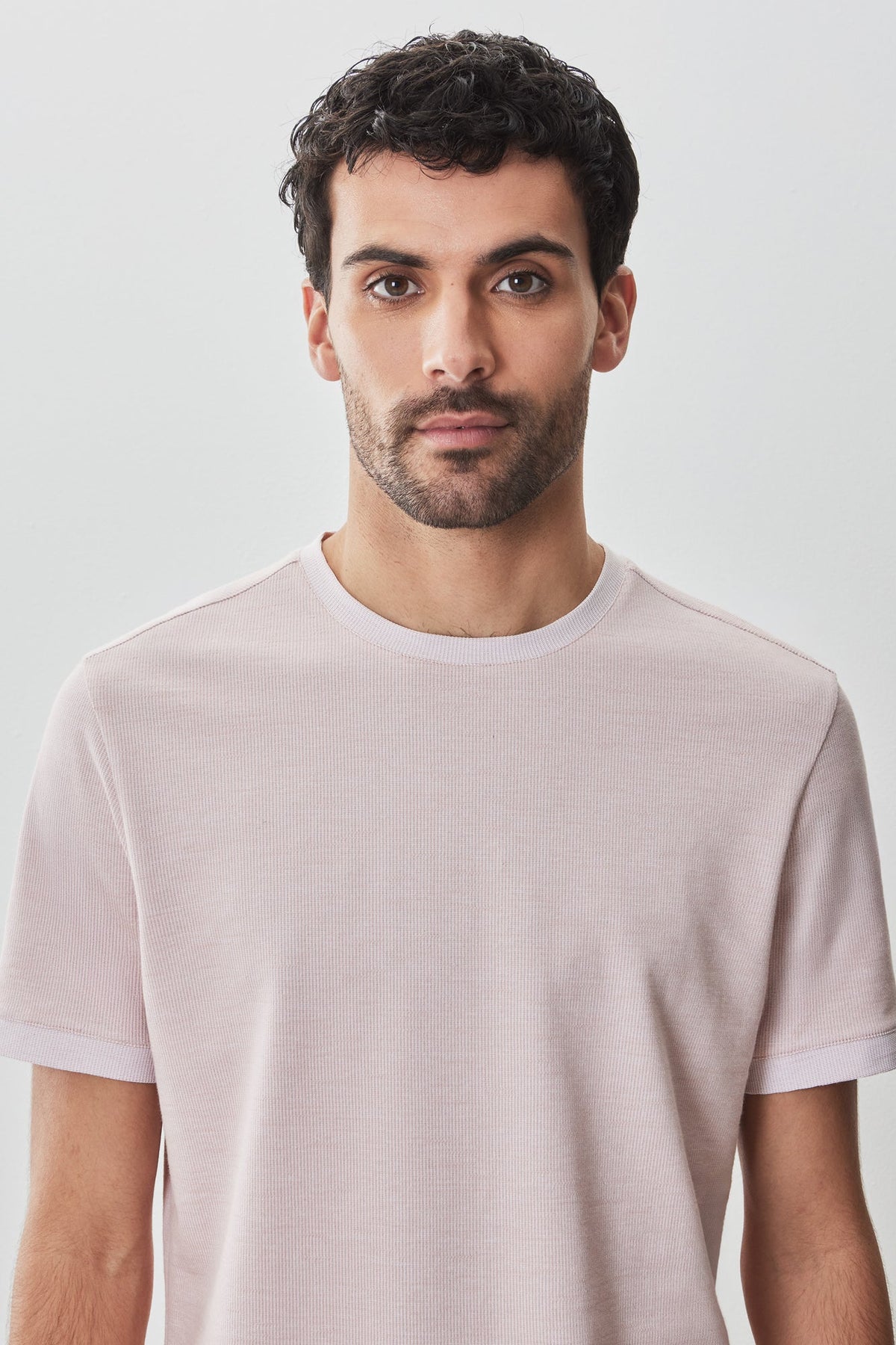 T-shirt col rond pour homme par Robert Barakett | RB51129 Marsh Corail | Machemise.ca, vêtements mode pour hommes