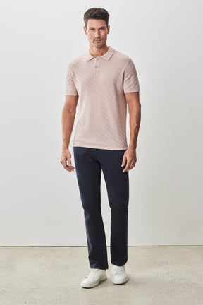 Polo pour homme par Robert Barakett | Skelling RB51204 Corail | Machemise.ca, vêtements mode pour hommes