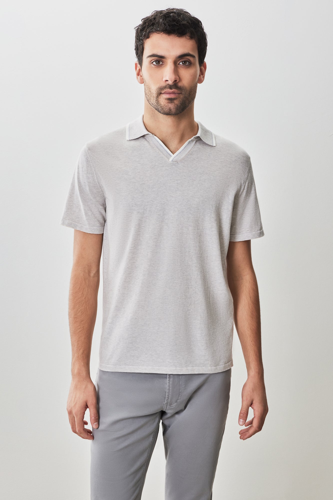 Polo col ouvert pour homme par Robert Barakett | RB51212 Enrico Rose | Machemise.ca, vêtements mode pour hommes