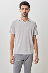 Polo col ouvert pour homme par Robert Barakett | RB51212 Enrico Rose | Machemise.ca, vêtements mode pour hommes