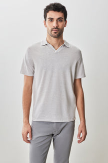 Polo col ouvert pour homme par Robert Barakett | RB51212 Enrico Rose | Machemise.ca, vêtements mode pour hommes