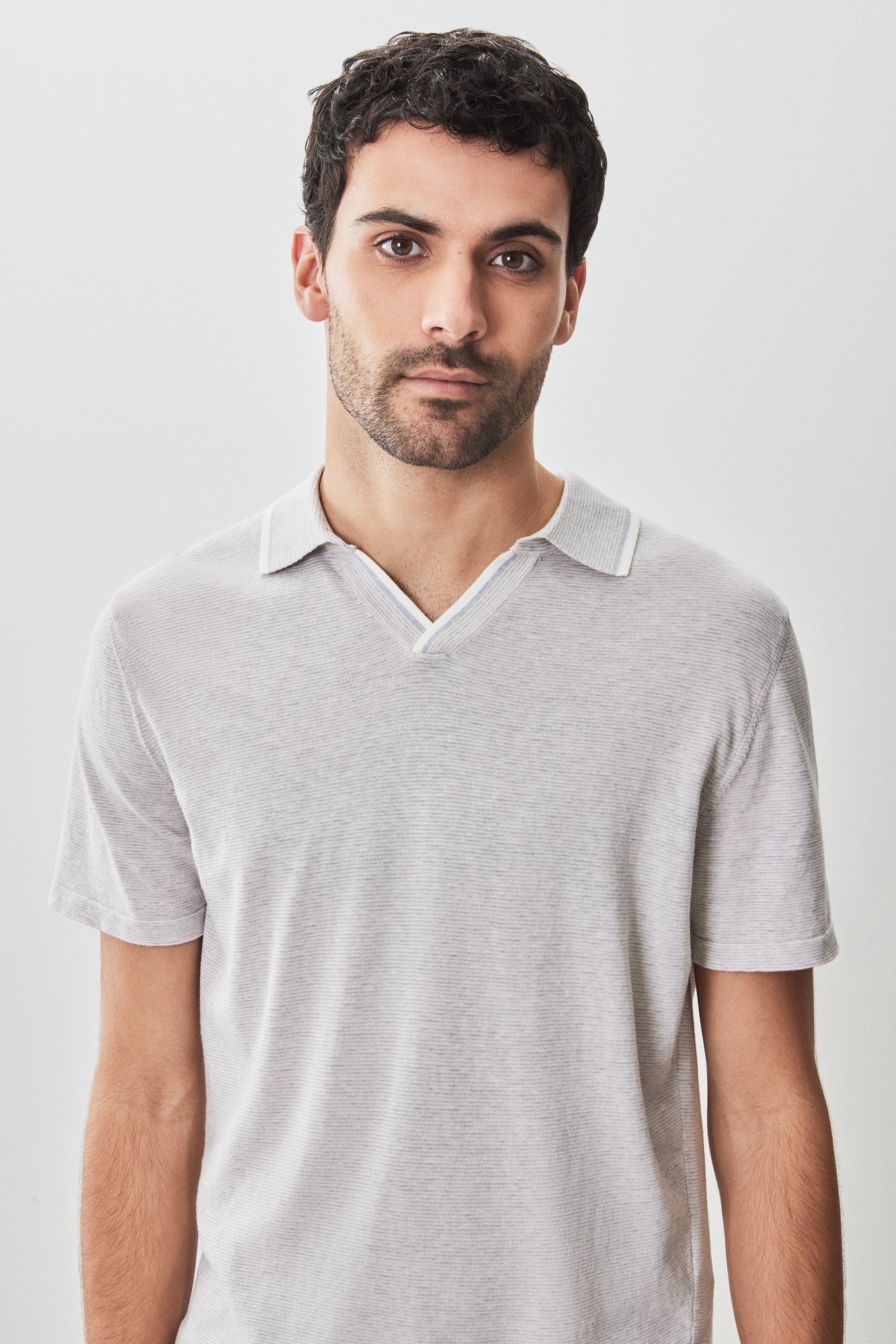 Polo col ouvert pour homme par Robert Barakett | RB51212 Enrico Rose | Machemise.ca, vêtements mode pour hommes