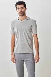 Polo col ouvert pour homme par Robert Barakett | RB51212 Enrico Pierre | Machemise.ca, vêtements mode pour hommes
