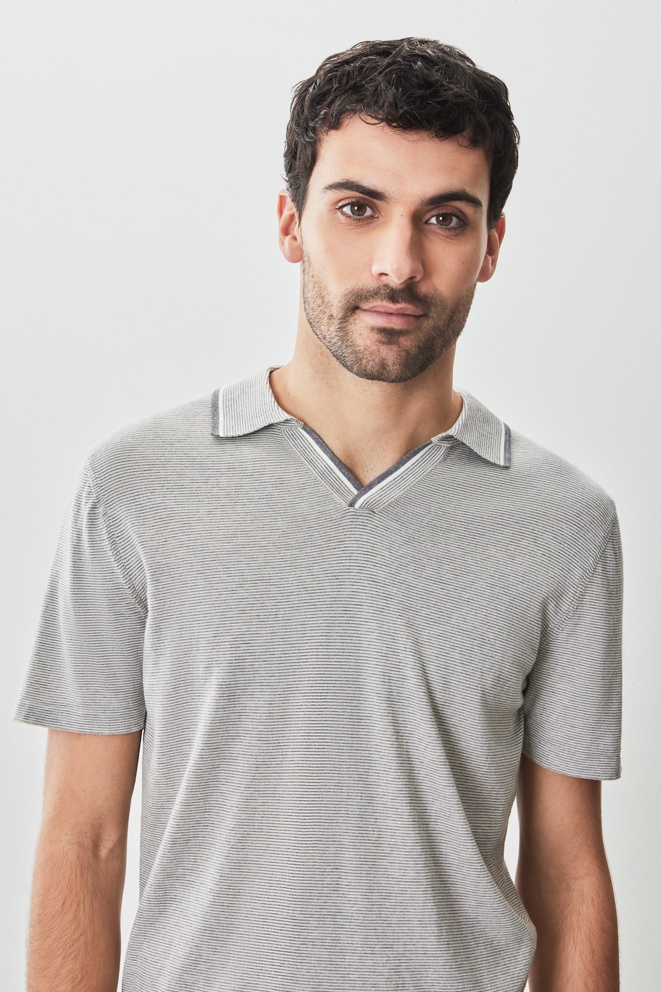 Polo col ouvert pour homme par Robert Barakett | RB51212 Enrico Pierre | Machemise.ca, vêtements mode pour hommes