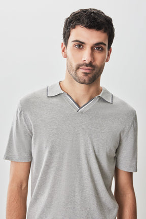 Polo col ouvert pour homme par Robert Barakett | RB51212 Enrico Pierre | Machemise.ca, vêtements mode pour hommes