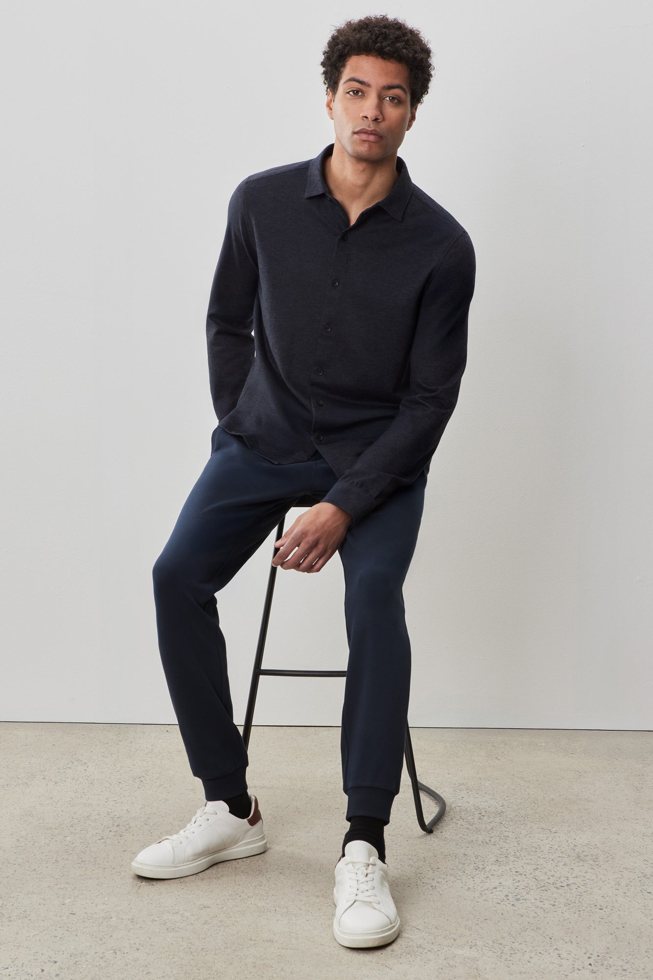 T-Shirt M.L. pour homme par Robert Barakett | RB52122 Alonzo Marine | Machemise.ca, vêtements mode pour hommes