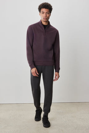 Chandail avec poches passepoilées doubles pour homme par Robert Barakett | Yorgos RB52187 Rouge | Machemise.ca, vêtements mode pour hommes