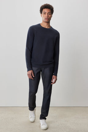 Chandail à manches longues col rond pour homme par Robert Barakett | Enrique RB52270 Marine | Machemise.ca, vêtements mode pour hommes