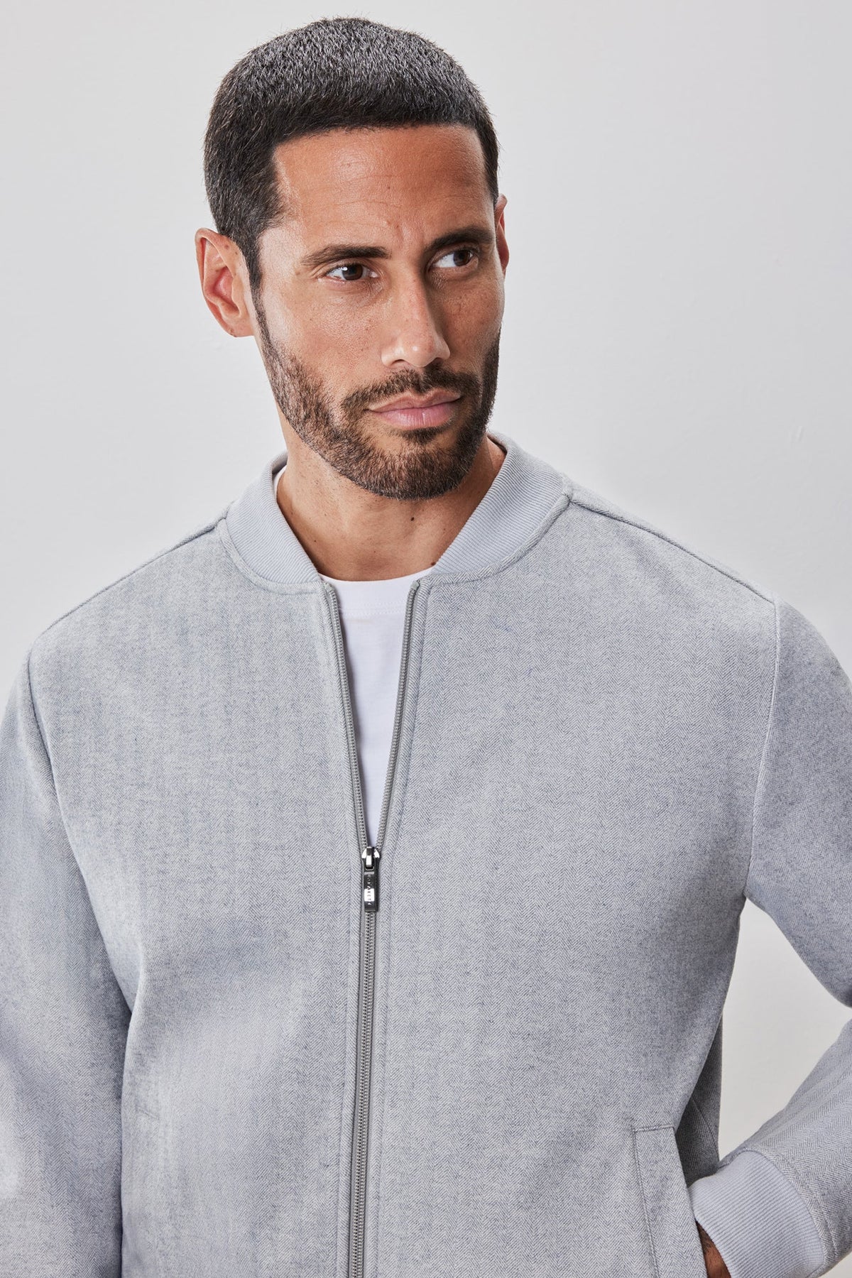 Chandail habillé pour homme par Robert Barakett | RB52589 Patricio Gris | Machemise.ca, vêtements mode pour hommes