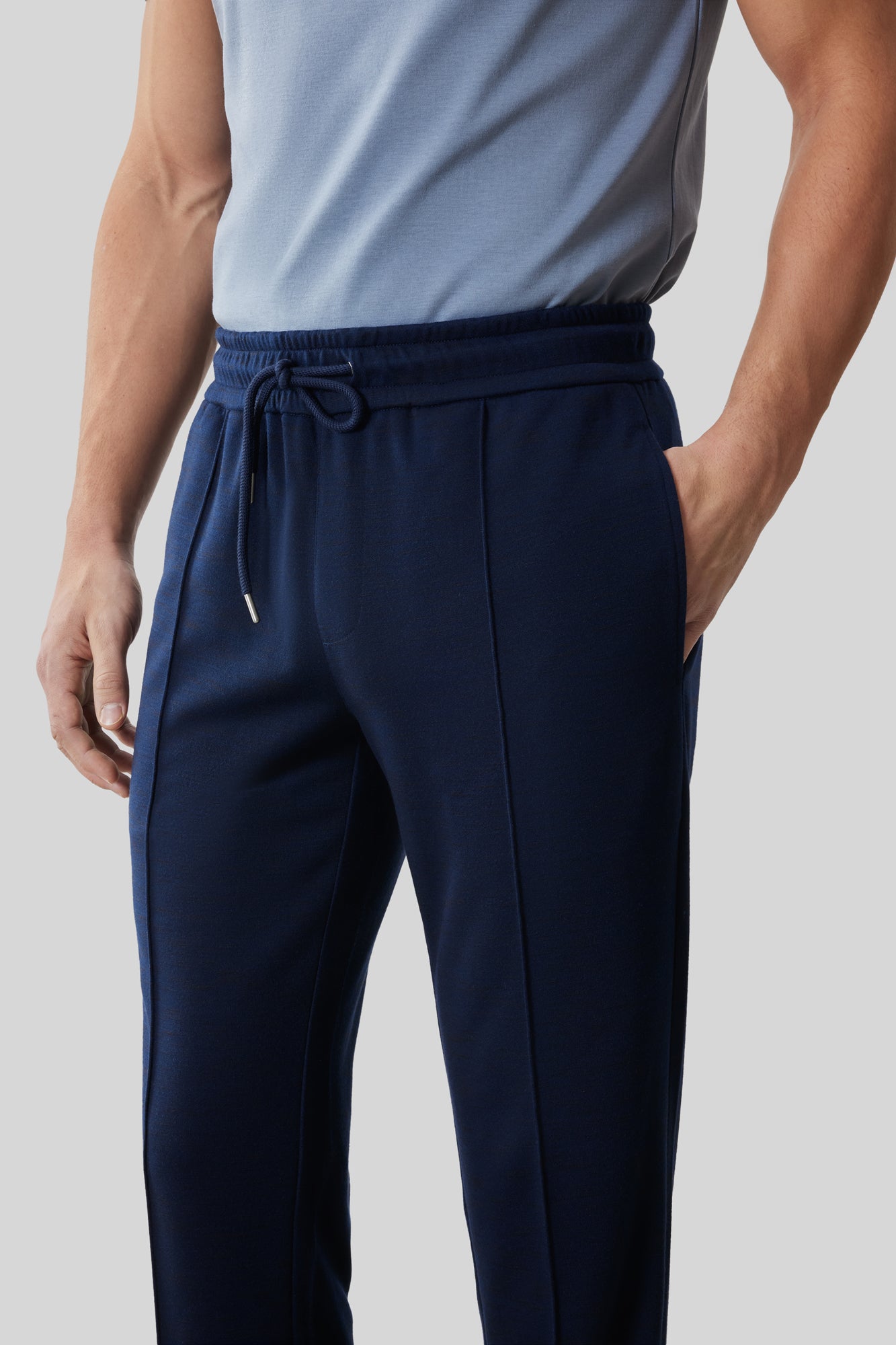 Pantalon jogger pour homme par Robert Barakett | RB61007 Kenji Bleu Nuit | Machemise.ca, vêtements mode pour hommes