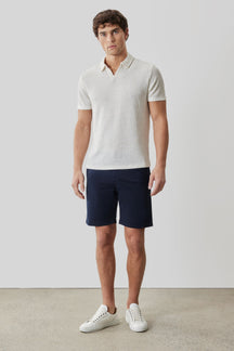 Polo col ouvert pour homme par Robert Barakett | RB61029 Isadore Cygne | Machemise.ca, vêtements mode pour hommes