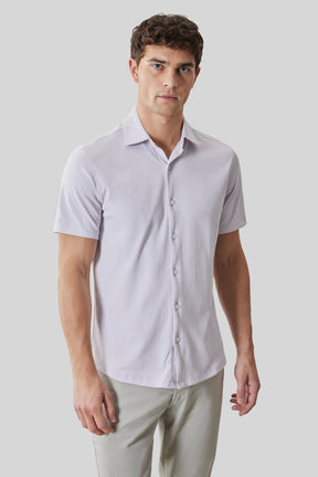 Chemise en Knit pour homme par Robert Barakett | RB61068 Sterling Lavande | Machemise.ca, vêtements mode pour hommes