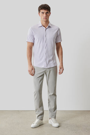 Chemise en Knit pour homme par Robert Barakett | RB61068 Sterling Lavande | Machemise.ca, vêtements mode pour hommes